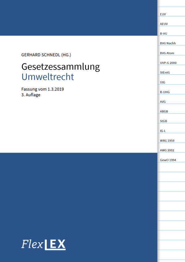Gesetzessammlung Umweltrecht